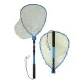 Blue 2-section folding white 50 silicone net