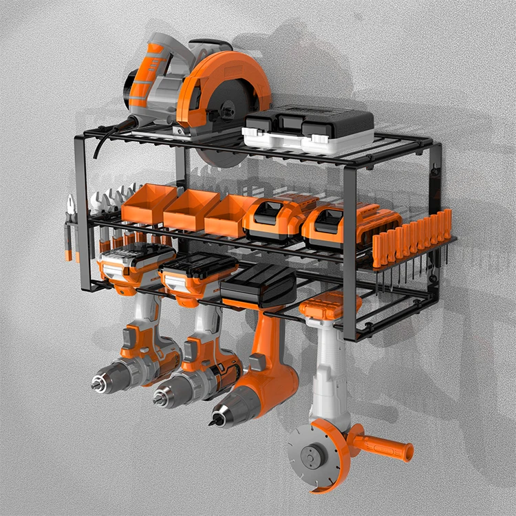 Low Price Durable Floating Wall Mounted Shelves Wall Organizer Storage Rack for Warehouse Organization Tool Rack manufacture