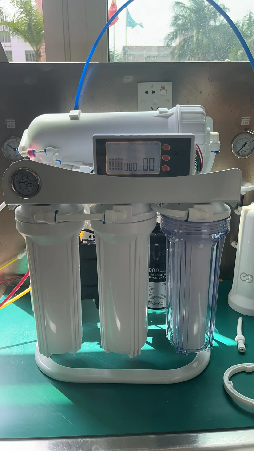 Sistema Filtrazione Acqua Osmosi Inversa 4 Stadi AquaticLife – RO/DI 100 GPD Con Resina A Cambio Colore