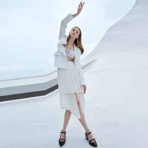 2026 Summer Collection Factory Wholesale Female Single Shoes Pointed Small Size Low Chunky Heel Leather Lining Mary Jane Style