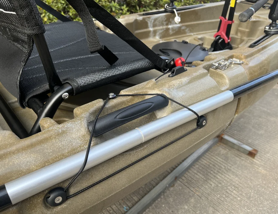 9ft Single Person Modular Fishing Kayak Two Section Pedal Drive Kayak