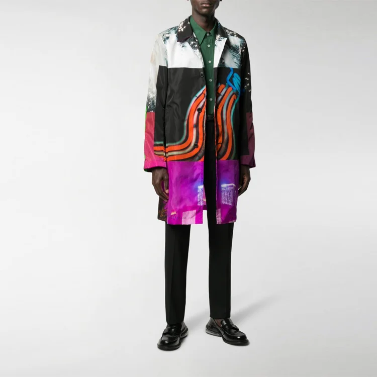 Multi coloured waterproof jacket Clearance