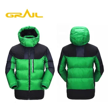China manufacturer latest design fashionable thick shiny winter duck down jacket for men
