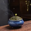 Motif craquelé bleu royal-avec coton ignifuge