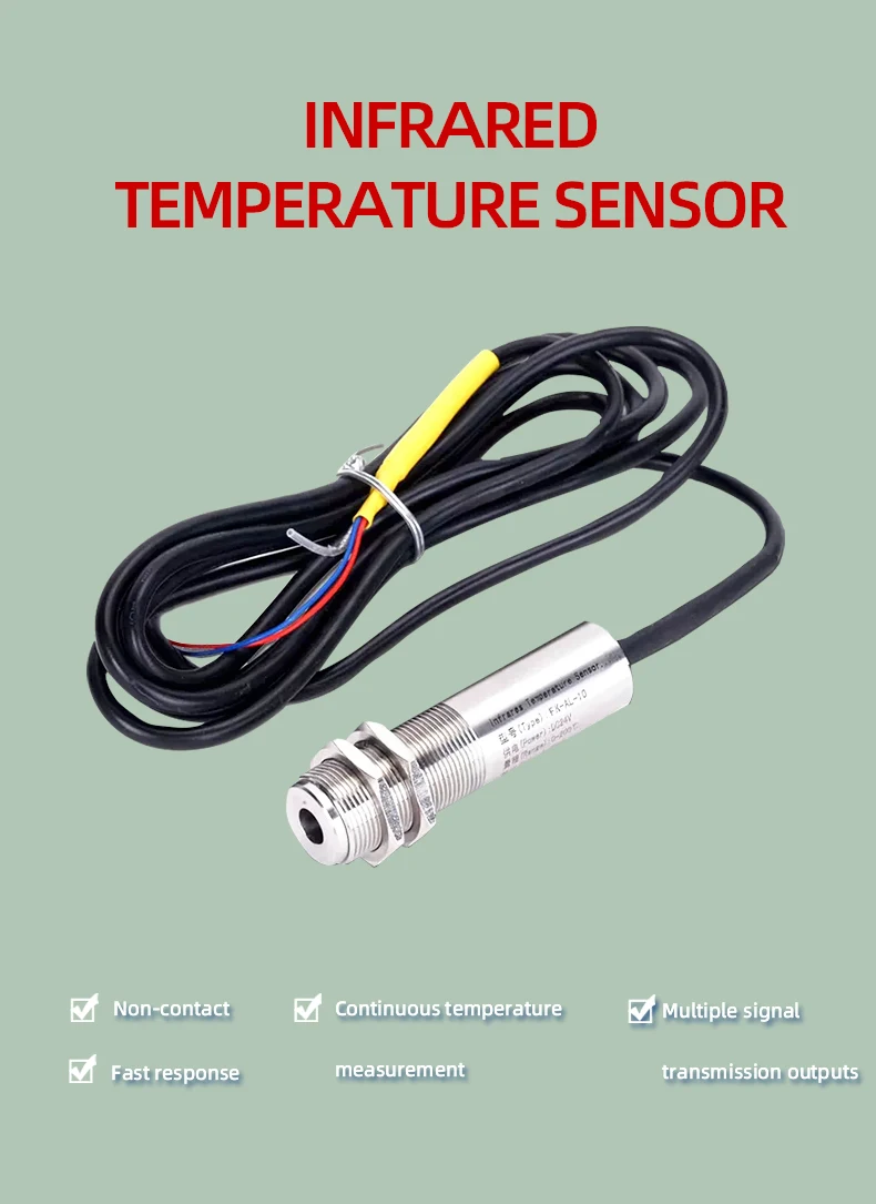 Industrial Infrared Temperature Sensor Thermocouple Sensor Noncontact