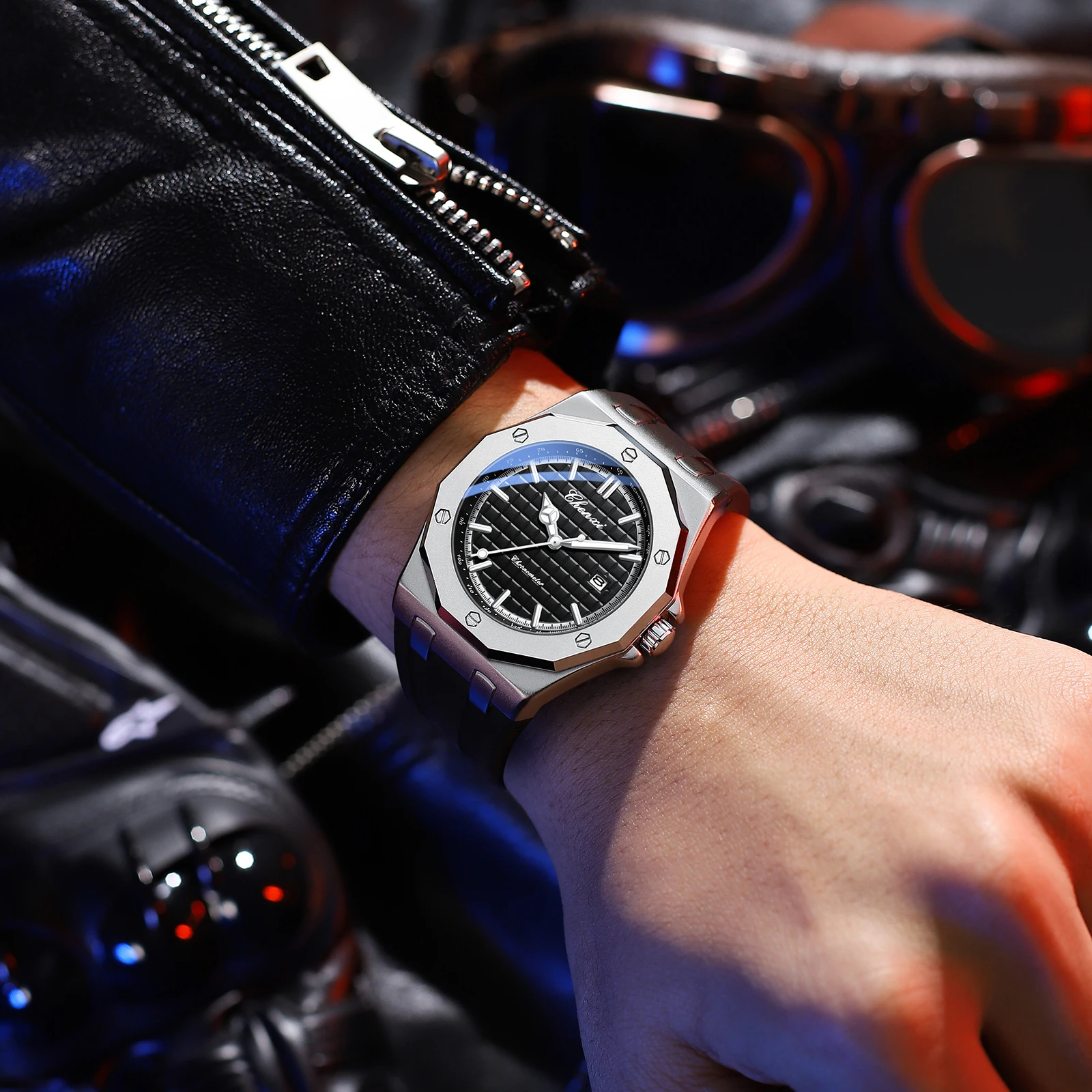 CHENXI 8268 Men's Watch - Luxury Rose Gold Quartz Timepiece