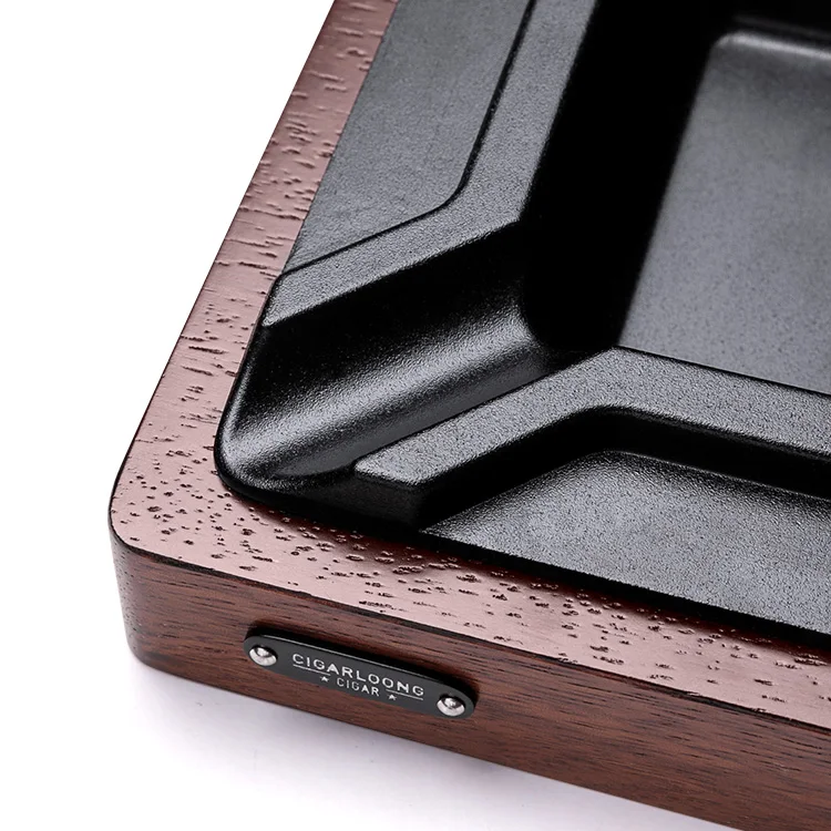 Китайский и европейский дизайн CIGARLOONG подходит для домашних офисных пепельницы сигар металлический пепельница большого калибра с 4 слотами