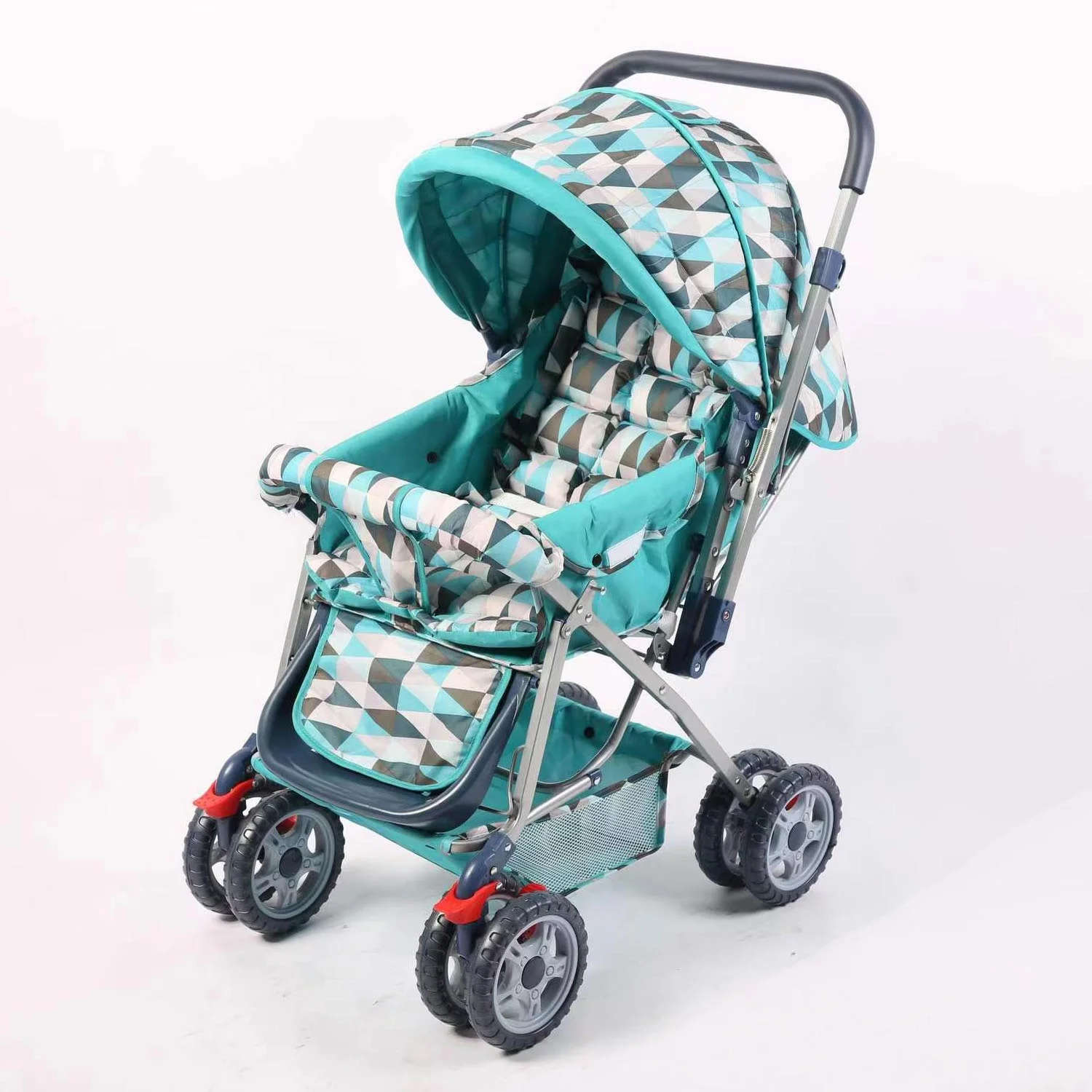 0-3 years old newborns two-way implementation small scale portable baby umbrella pram stroller with toys and seat mattress