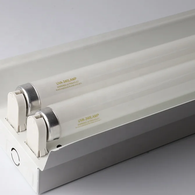 UVA 340 с двойными светильниками люминесцентная лампа uva
