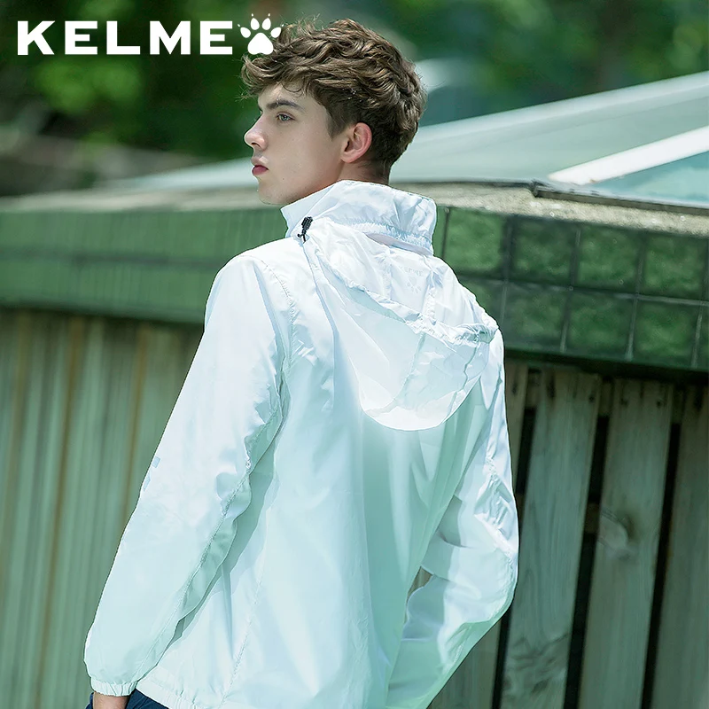 KELME Custom Rain Coat - Ideal Training Jacket for Soccer