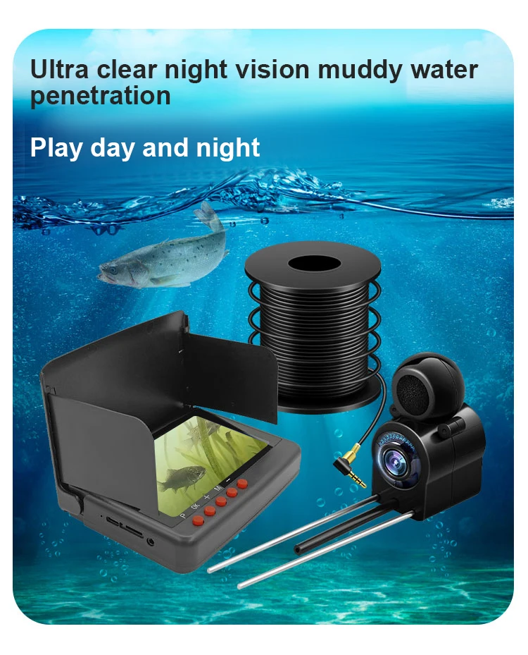Oled Fishing Camera Underwater Portable Professional Waterproof