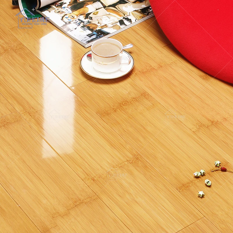Бразильский интерьер 17 мм, тяжелые бамбуковые деревянные плавающие полы, глянцевые бамбуковые полы, твердая древесина, карбонизированный паркет, бамбуковые полы