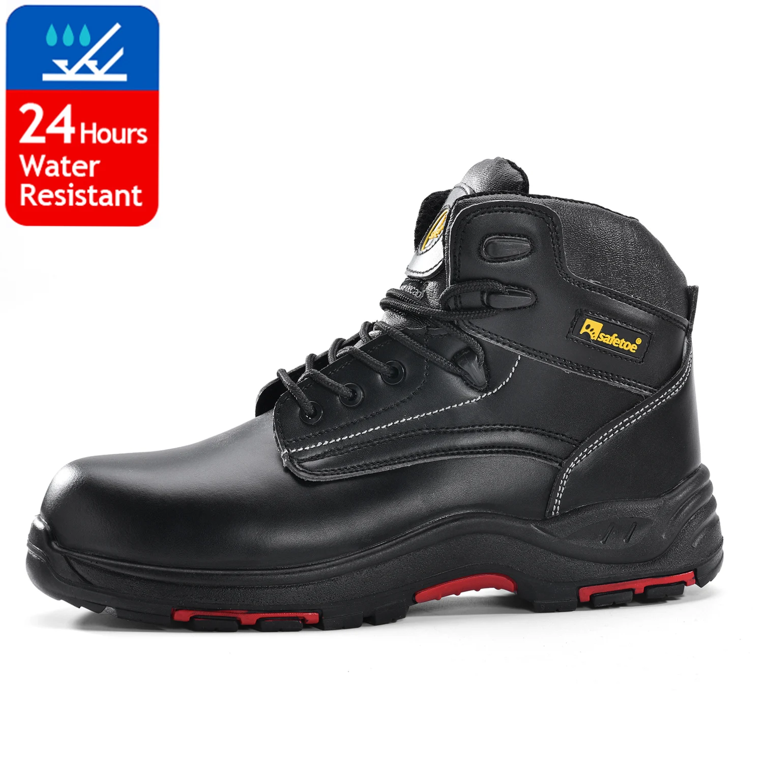 Delta Plus LH517 S1 Mens Black Composite Toe Cap Work Shoes Safety Trainers PPE