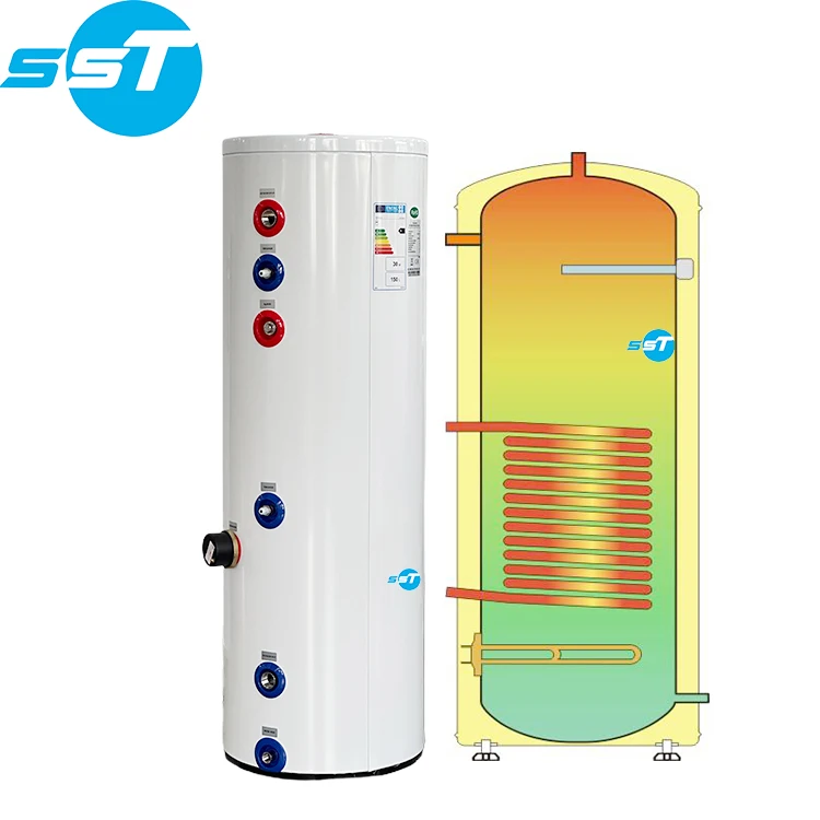 SST factory manufacture 50L 100L varmtvandsbeholder specielt design til varmepumper heat pump hot water tank