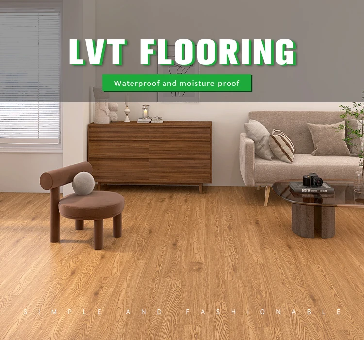 Flash Sale Vinyl Plastic Flooring Plank Lvt Tiles Dry Back Floor For
