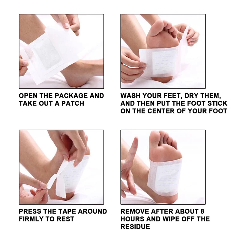 new products 100% organic natural wormwood detox foot patch lose weight deep cleansing foot pads
