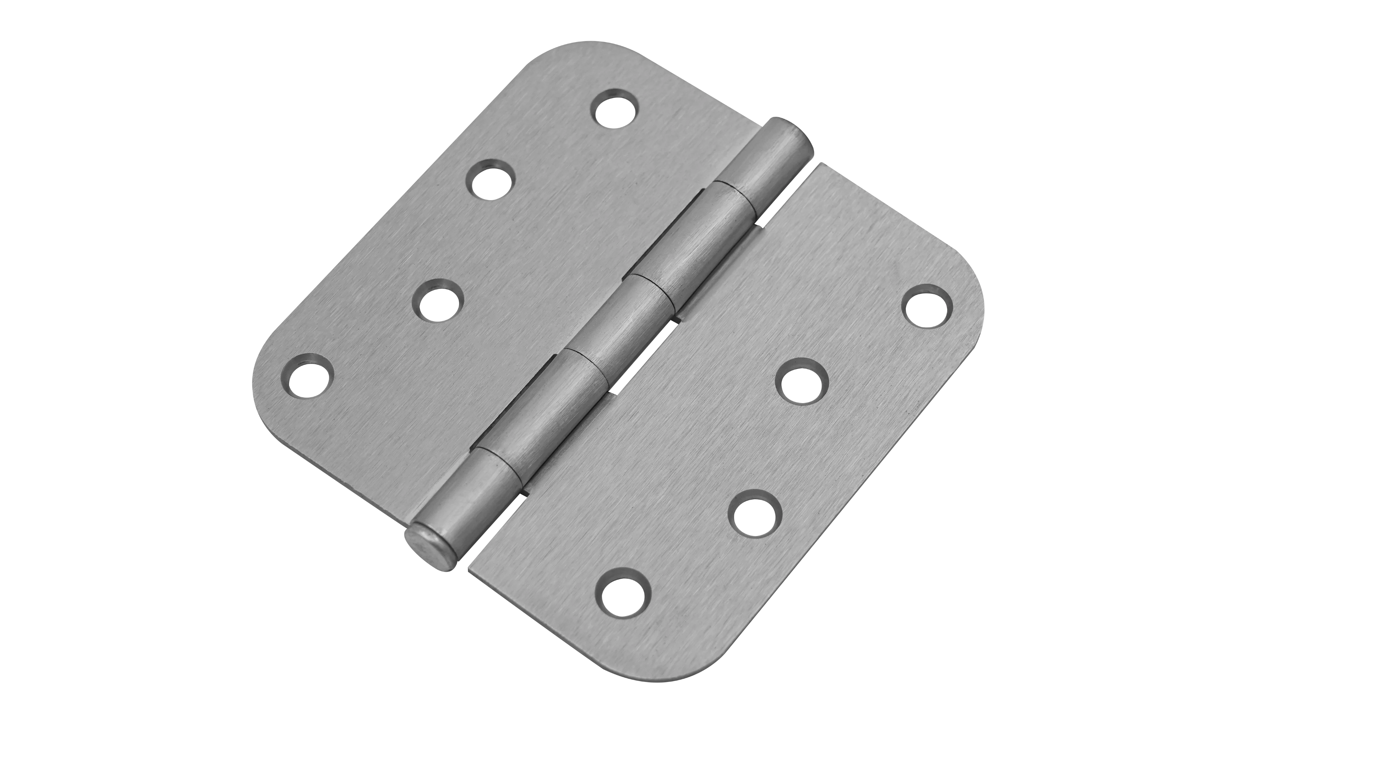 Rounded Matte Door Hinges Flat Iron Bifold Residential Standard Bedroom