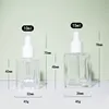 Clear bottle with white dropper head