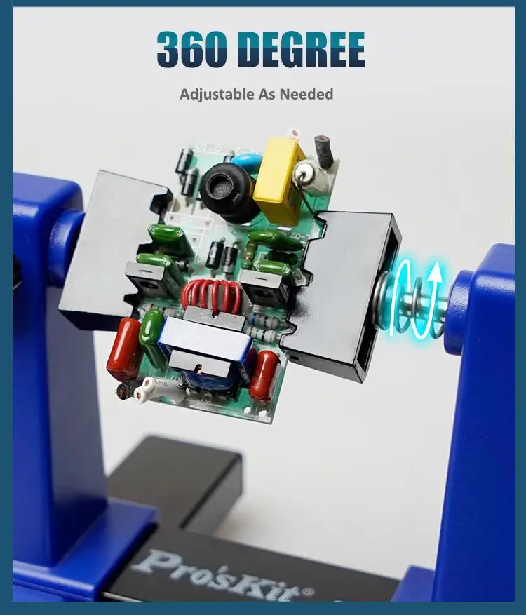 SN-390 Adjustable Soldering Clamp Holder of Particularly Designed to Clamp a Circuit Board for PCB Soldering Desoldering Rework