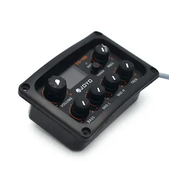 JOYO Pickup EQ-505 5-stage EQ Folk Guitar Amplification and Calibration Device with Tuning and Hard Stick
