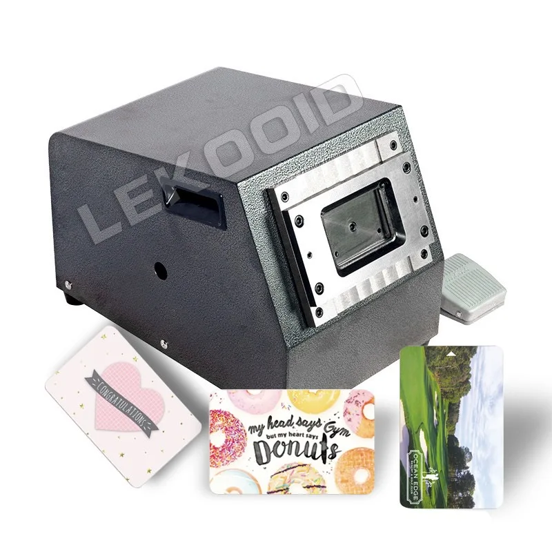 2021 New Electric Paper Pvc Id Bank Business Card Die Cutting Machine