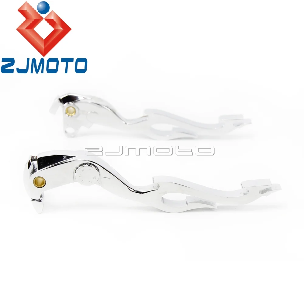 Motorcycle Aluminum Wide Blade Fire Flame Brake Clutch Levers For HONDA CB1000R 2008-2016 CBR1000RR 2004-2007