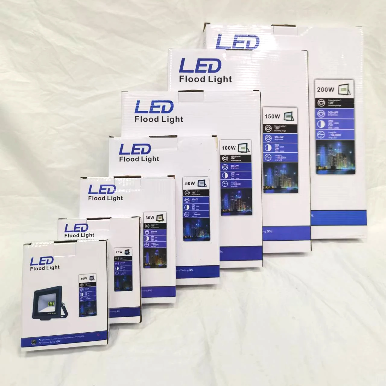 Наружное освещение IP66 водонепроницаемый Светодиодный прожектор отражатель 50 Вт светодиодный SMD 2835 светодиодные прожекторы