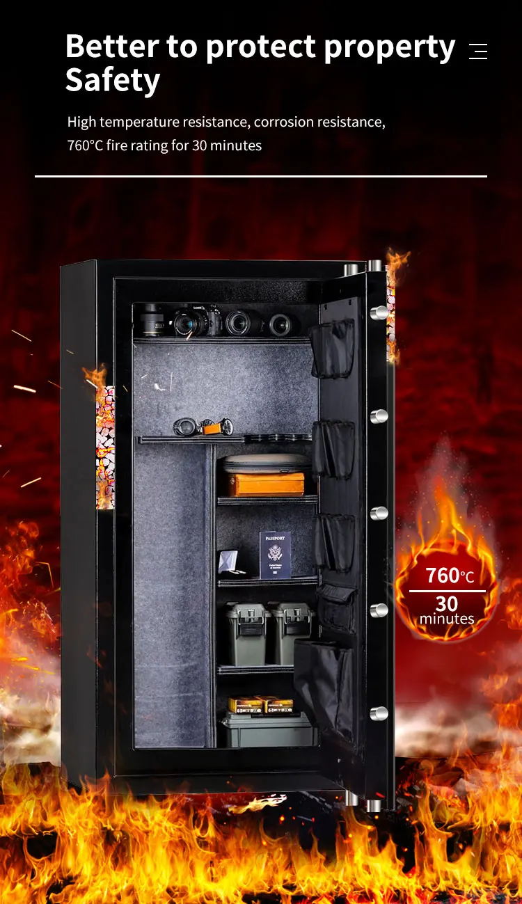 CEQSAFE American Electronic Digital Fireproof Waterproof Steel Stash Safes factory