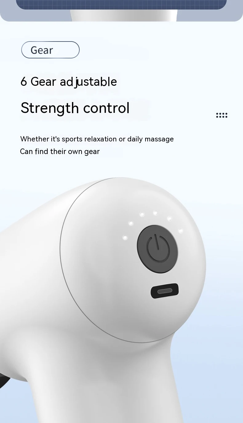 Mini Wireless Massage Gun Fascial Muscle Massager  Fascia Gun