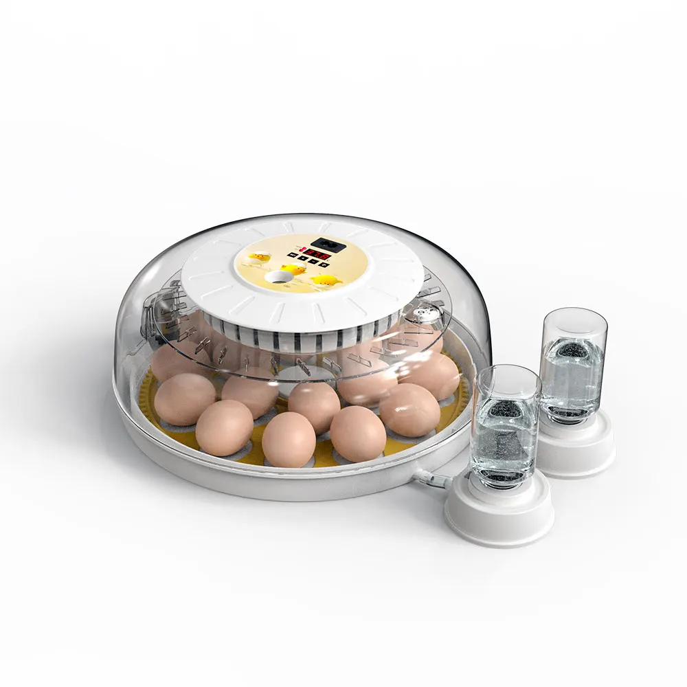 Automatic 18 Pcs Inqubator Egg Incubator Machine Chicken Farm Equipment Chicken Brooder Incubators for Hatching Chicken Birds Eg