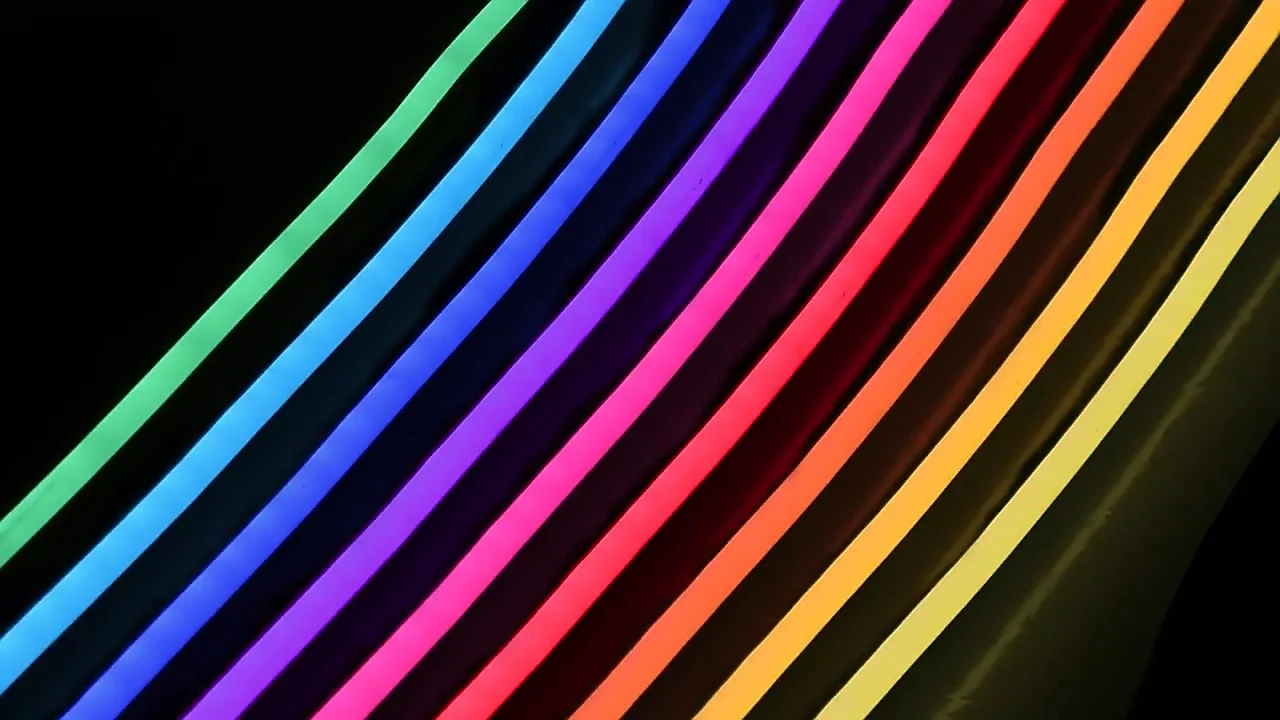 The Neon Lights For Wall 12v Red Pink Orange Ice Blue 6*12mm Cut