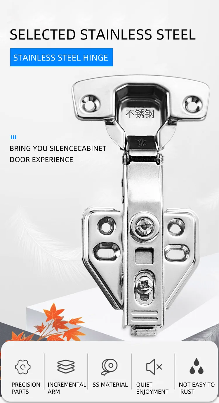 Doncic Disassembly Hydraulic Full Overlay Hinge Furniture Ss