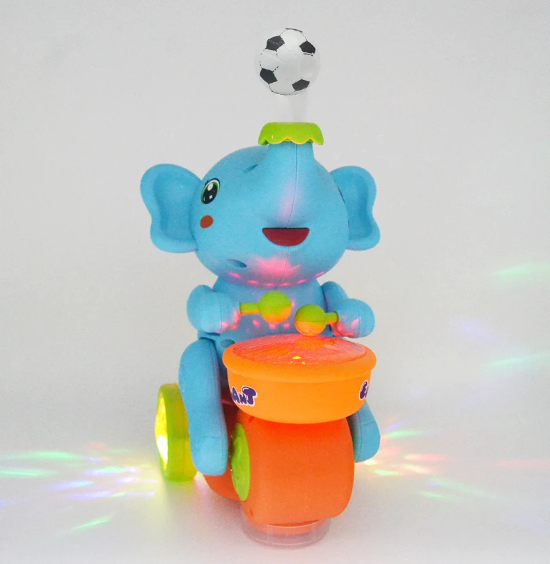 Customized 2023 New Kids Electric Toys Musical Elephant Toy Battery ...