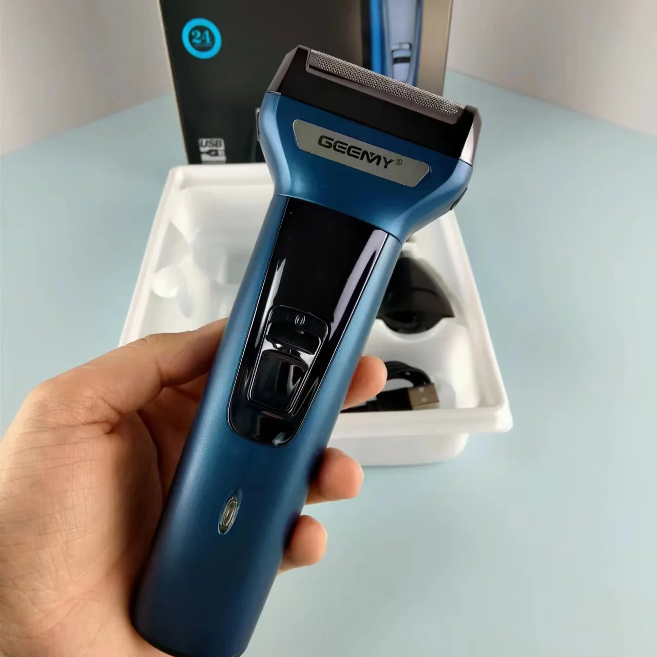 Geemy GM-6693 Professional Cordless Electric Hair Trimmer
