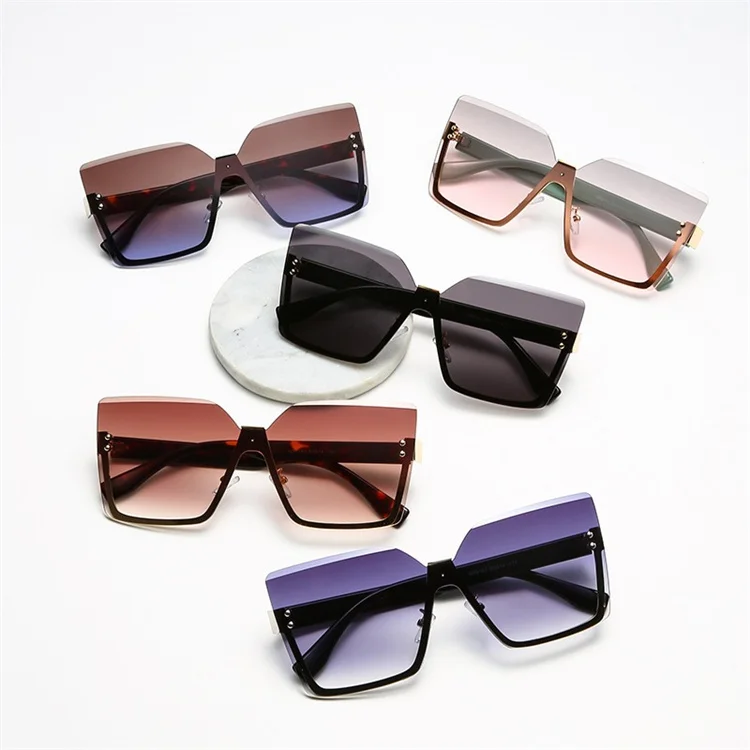 Trendy Square Sunglasses - Cheap Plastic Custom Logo 2023 display picture 3