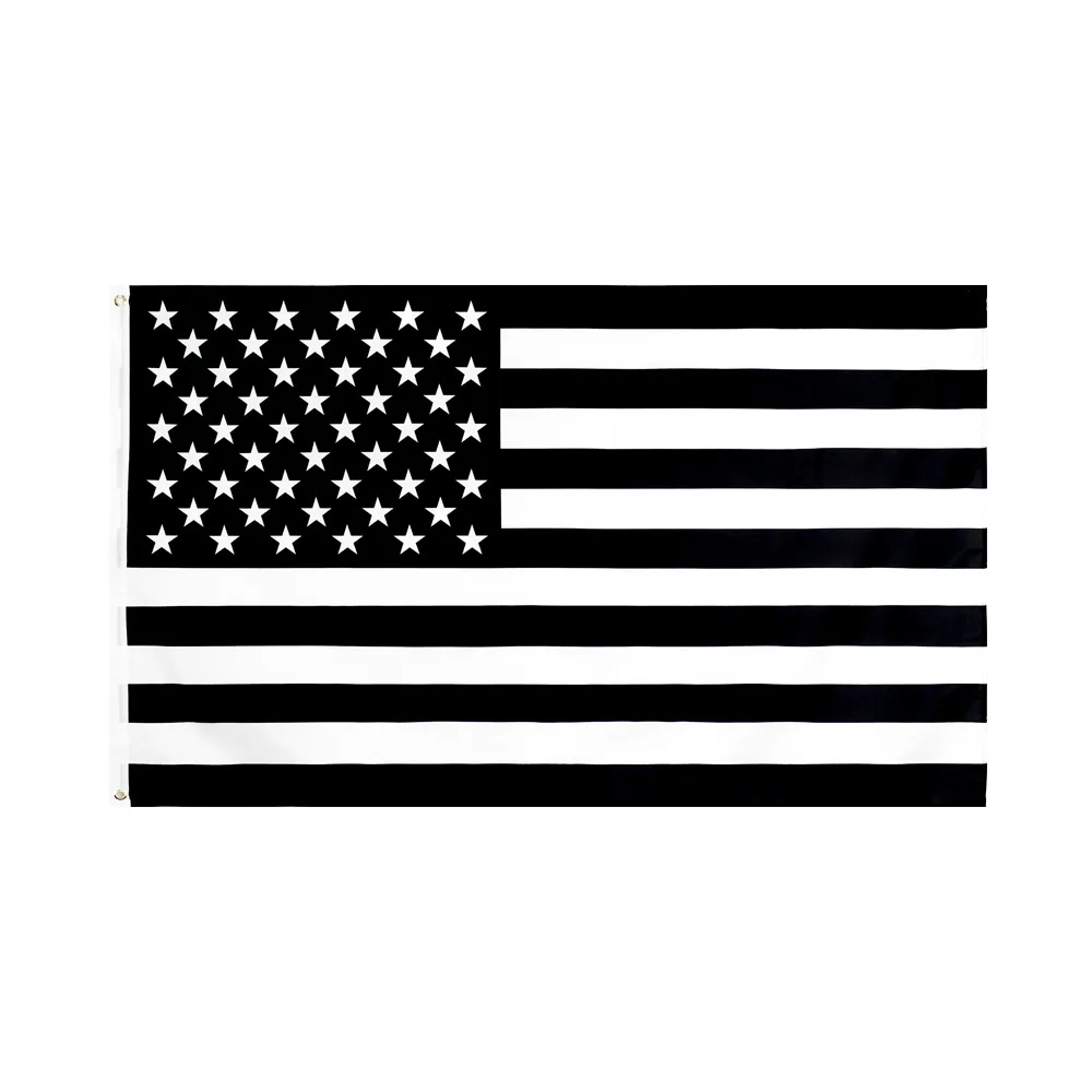 Ensign State Flag With Sister Clips 1800X900Mm American Flag Black