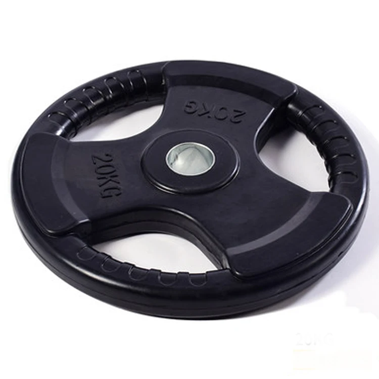 С резиновым покрытием Tri сцепление для поднятия тяжестей