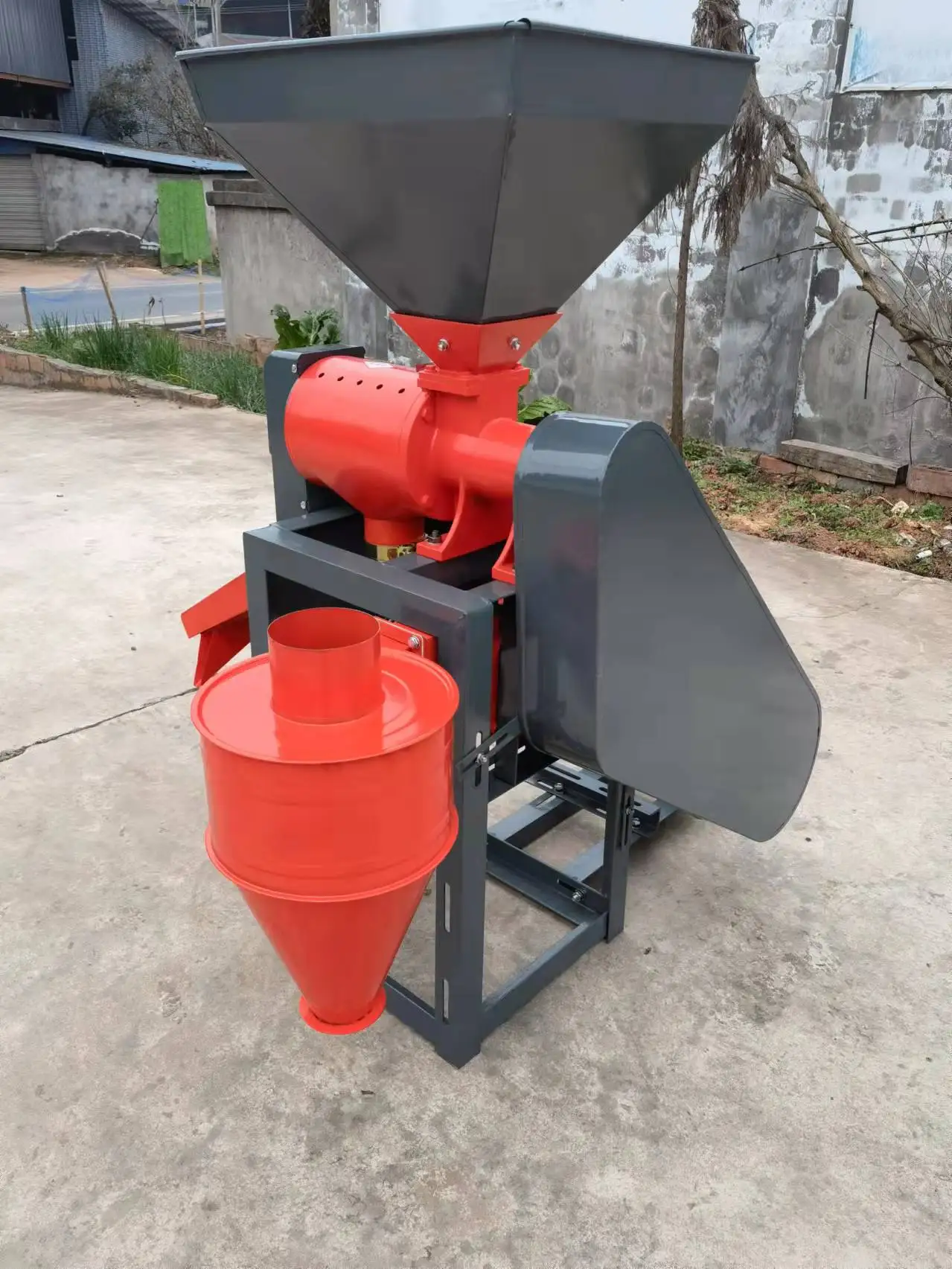 Diesel Rice Mill 6N70 1T Diesel Combined Rice Milling Machine - High Efficiency