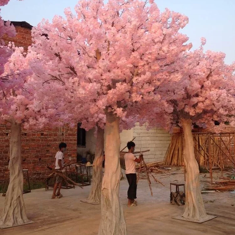 Romantic Decoration Large Artificial Blossom Tree Arch Sakura Artificial Cherry Trees