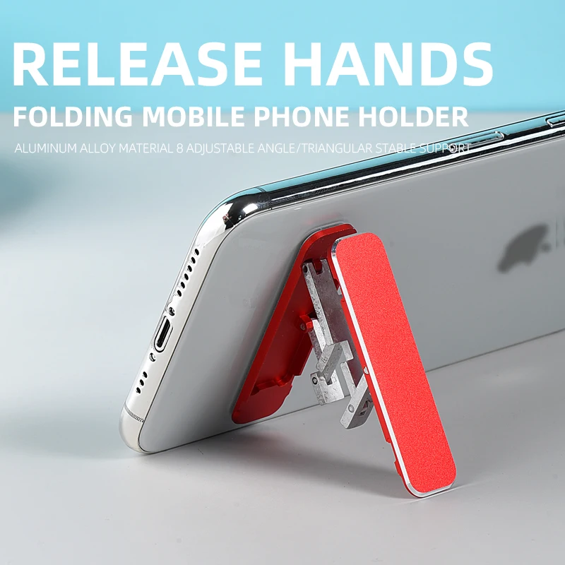 Luxury Aluminium Folding Mobile Holder for Desk & Bed
