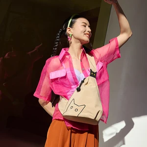 NOXXON Sling Bag Waterproof Nylon Crossbody Shoulder Bag Ladies Casual Chest Bag for Outdoor Activities