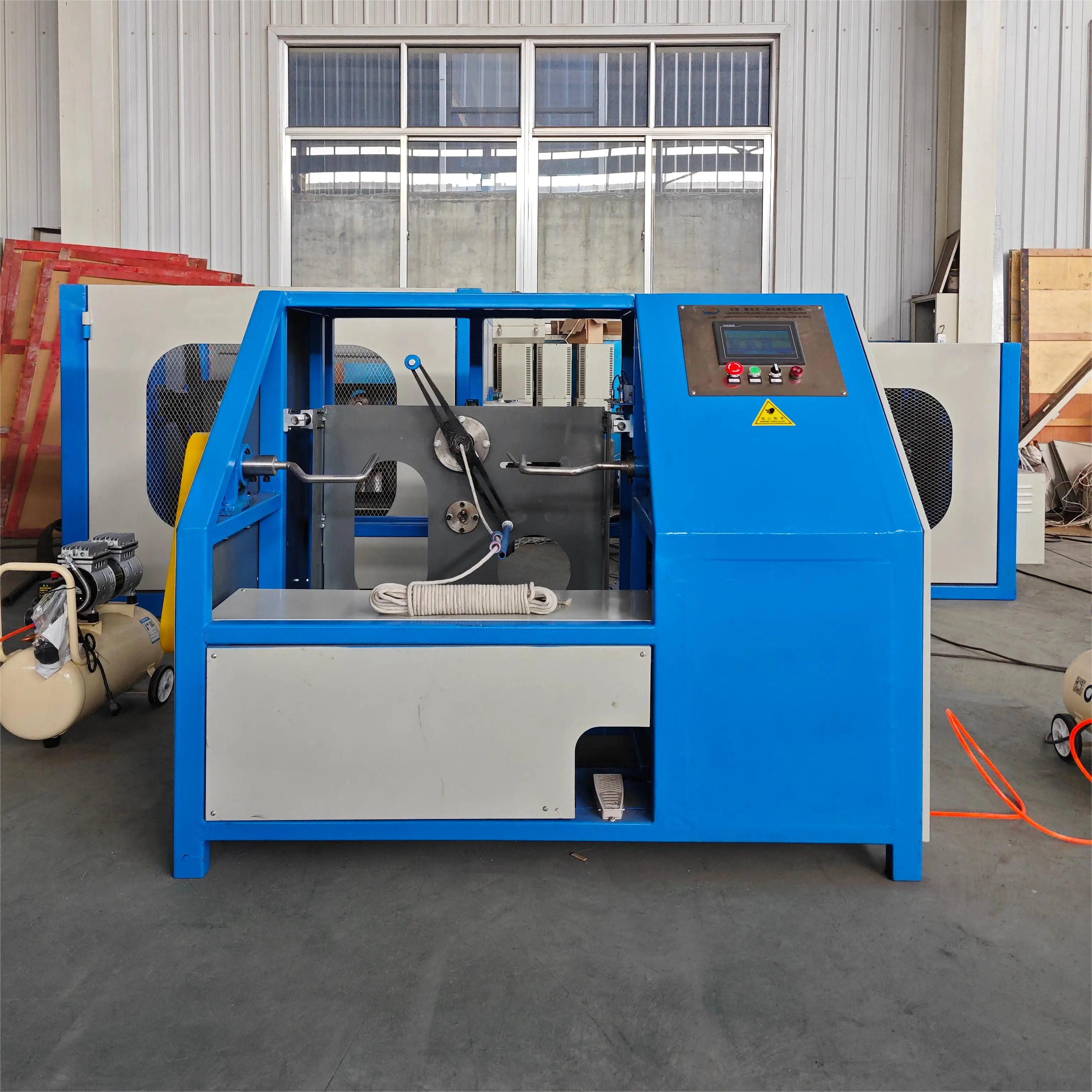 Rope Hank Winder/automatic PLC Rope Rewinder/plastic Rope Winding ...