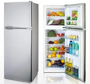 Factory Sale 150L Compact Fridge Double Doors BCD-150 Freezer up and Refrigerate Down Home Appliance Refrigerator