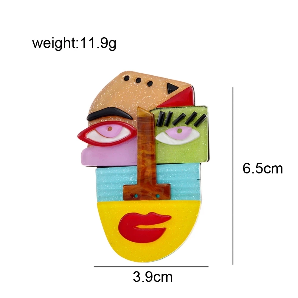 Source Броши в японском стиле аниме с изображением человеческого лица,  милая акриловая ацетатная брошь в абстрактном мультяшном стиле, ювелирное  изделие для пальто, подарок для друзей, булавка для костюма on m.alibaba.com