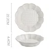 จานลึกสีขาว ขนาด 8 นิ้ว