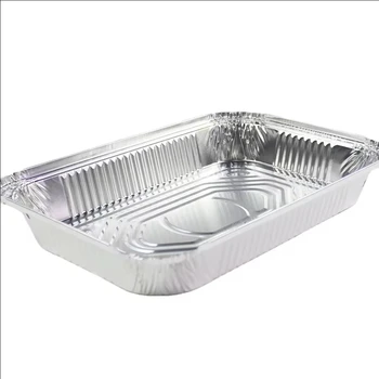 Disposable aluminum foil food containers for party catering baking trays Rectangular aluminum foil containers