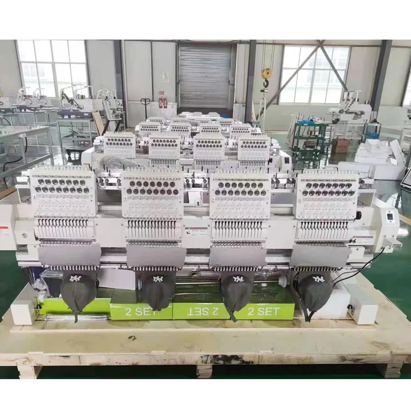 China Factory Wholesale Price 12-needle Sewing Machine Computerized Embroider 4 Heads Embroidery