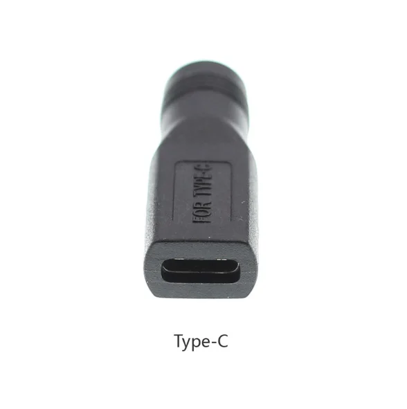 USB C Female to DC5521 Power Jack Adapter