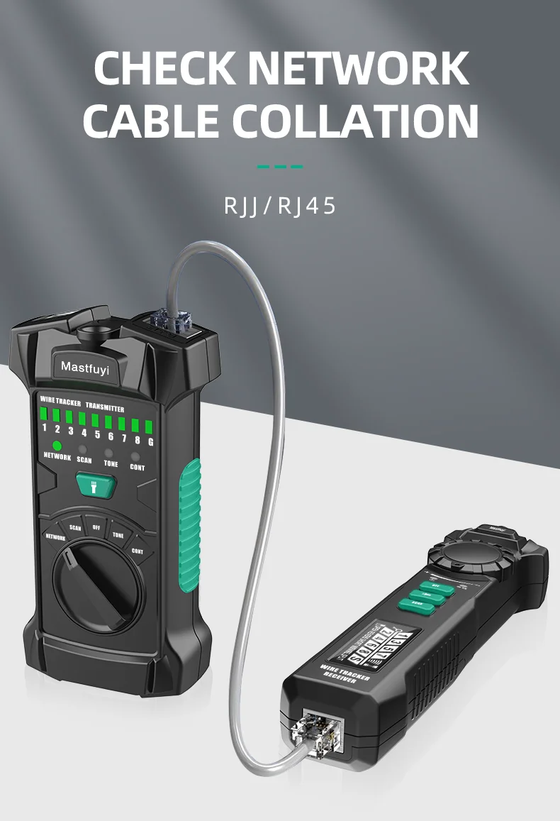 FY8169 Telecom Tool RJ45 RJ11 STP UTP LAN Diagnose Tone Tracer Network cable tester Wire tracer PoE living Detection
