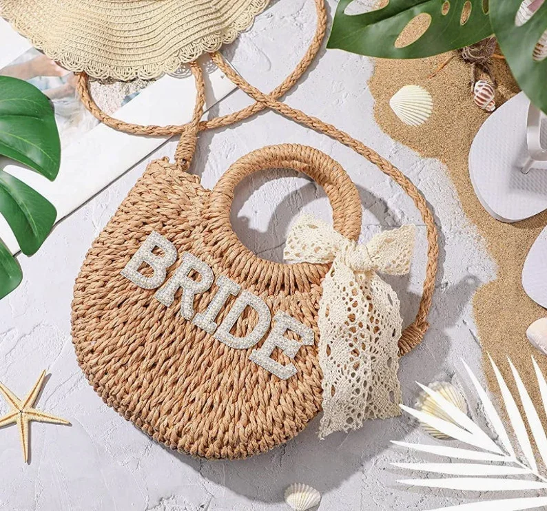 TRIXES Bride to Be - Fascia per capelli decorata con perle, accessorio per costume da sposa